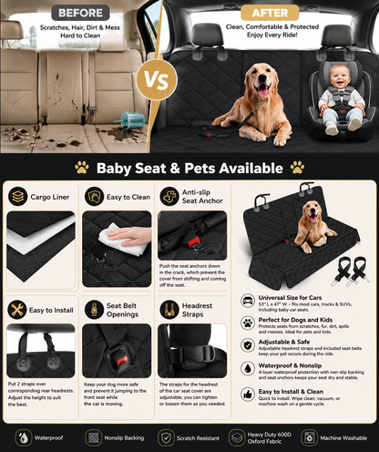 Dog Car Seat Cover